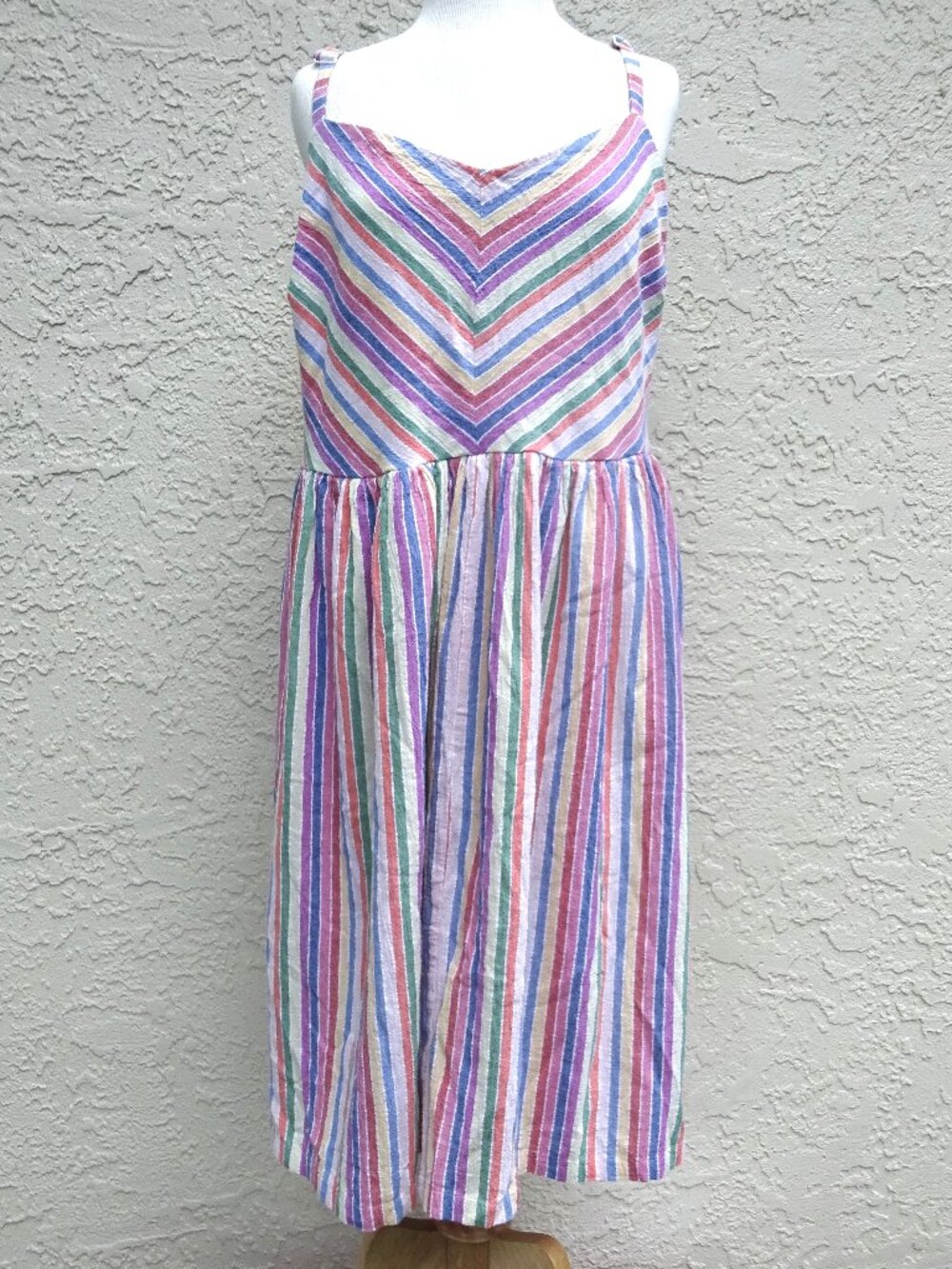 Lane Bryant Multicolor Striped Cotton Sundress - Size 20